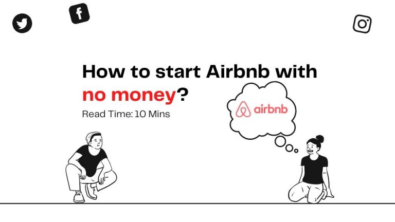 how to start airbnb with no money