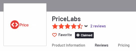 g2 pricelabs rating