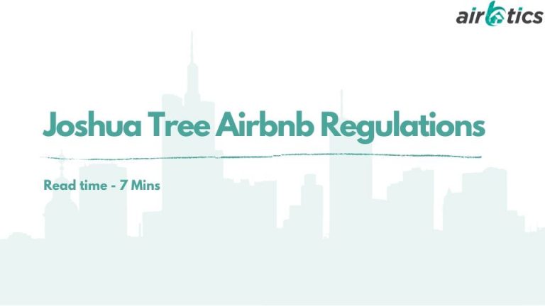joshua tree airbnb regulations