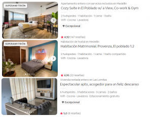Títulos para Airbnb - Medellin