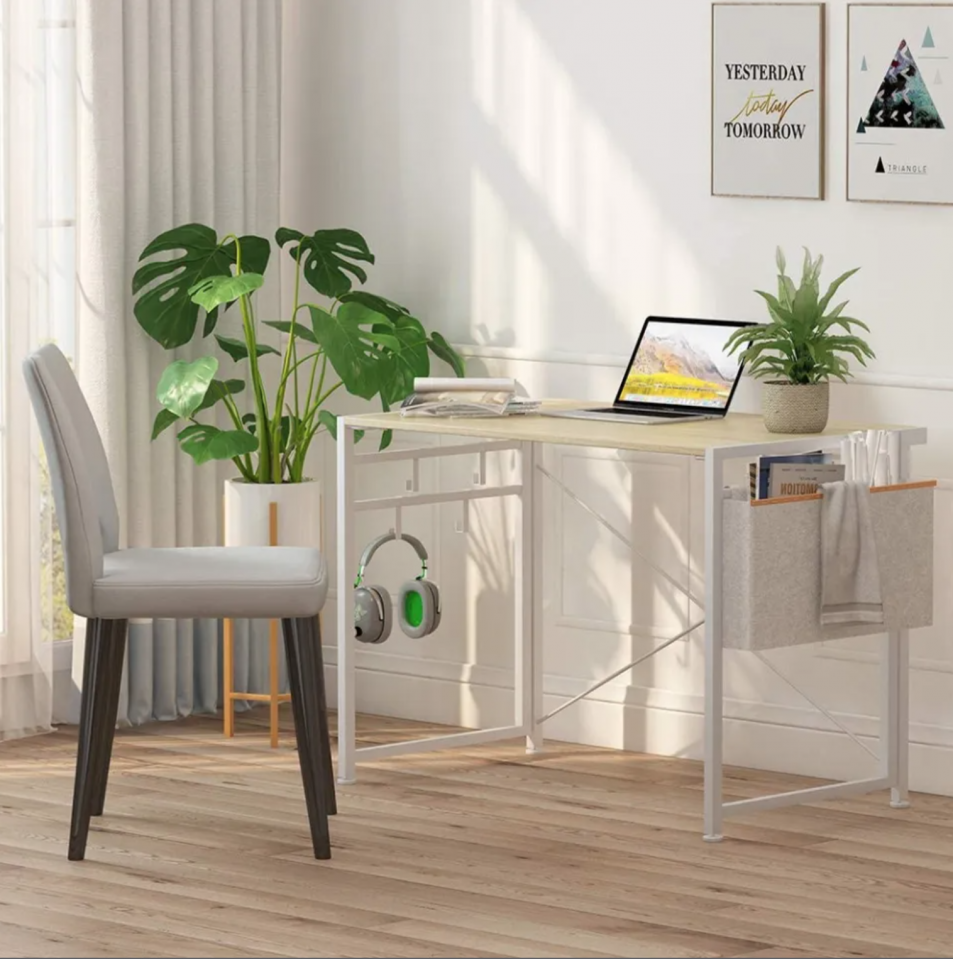 high-end airbnb amenities desk workspace