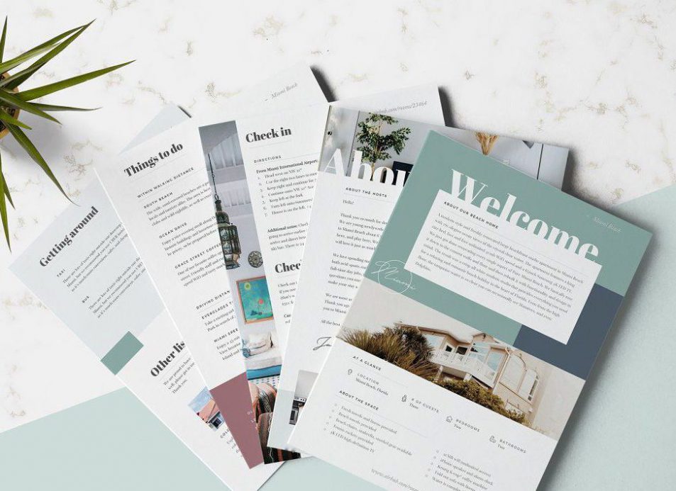 high end airbnb amenities travel brochure