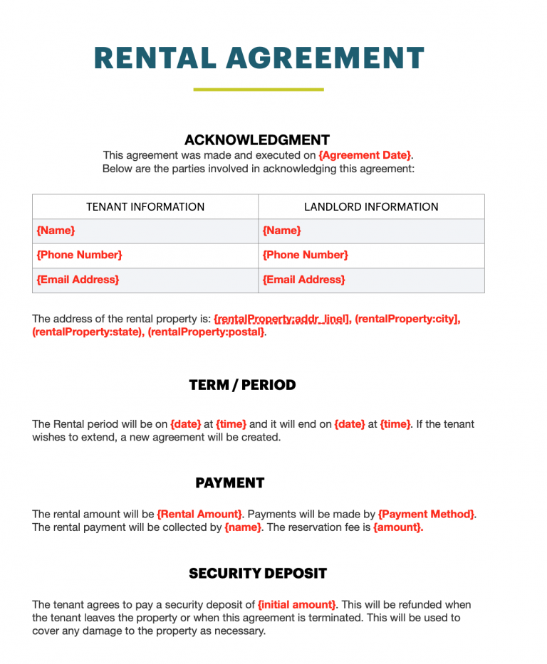 Rental Arbitrage Contract Agreement Free Downloadable Templates 