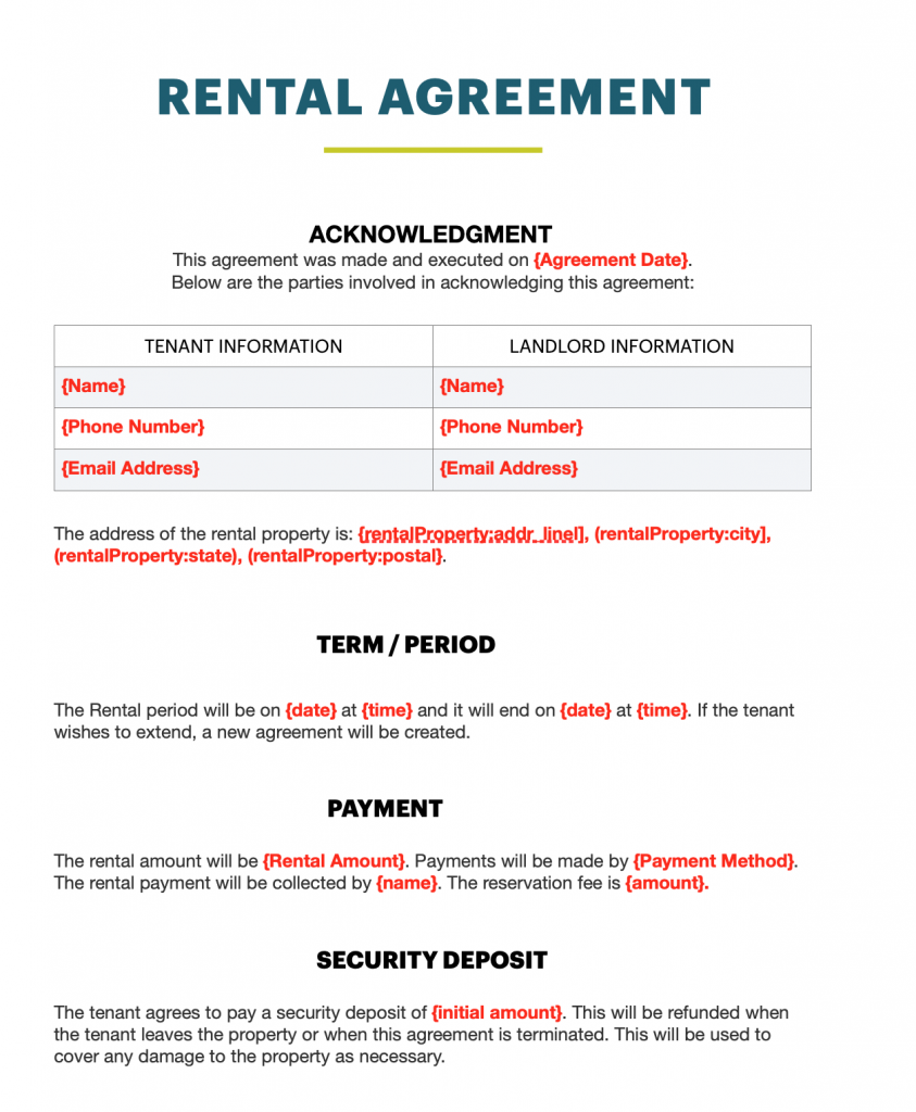 Rental Arbitrage Contract Agreement Free Downloadable Templates 