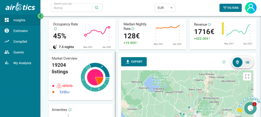 rome tourist tax airbnb 2023