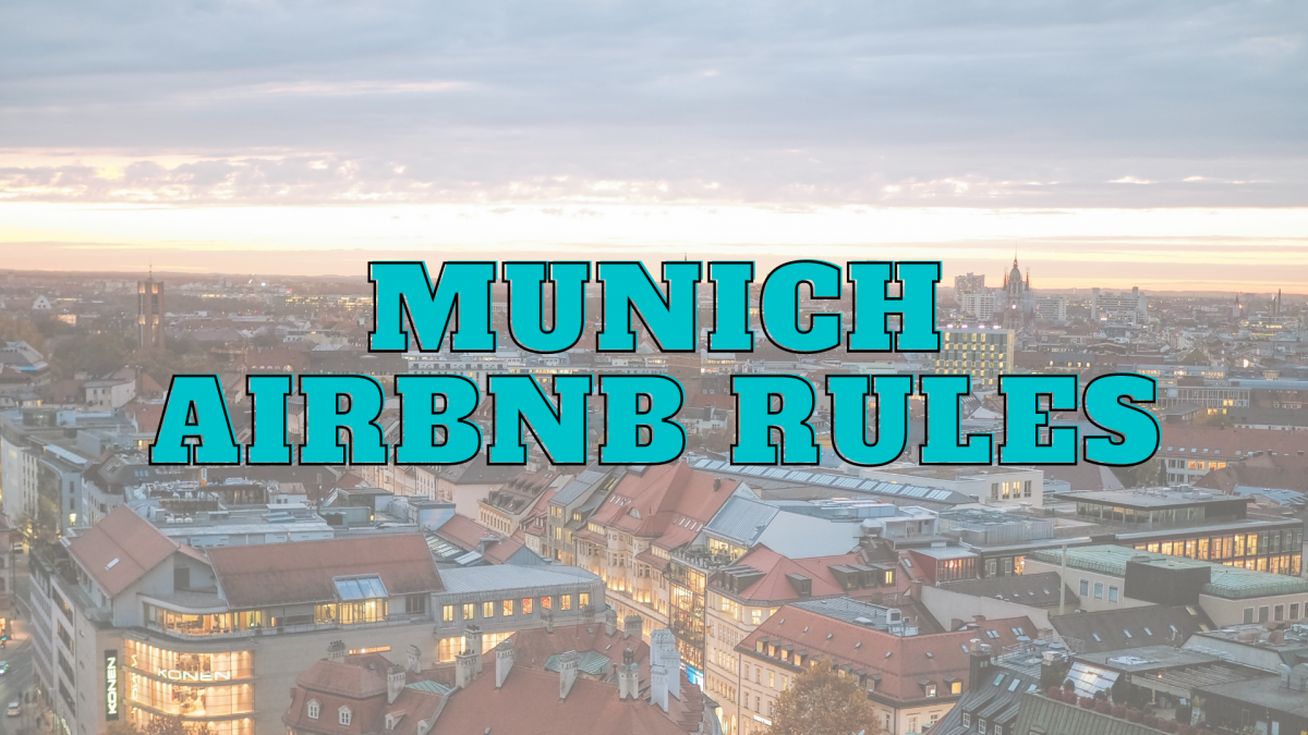 munich airbnb rules