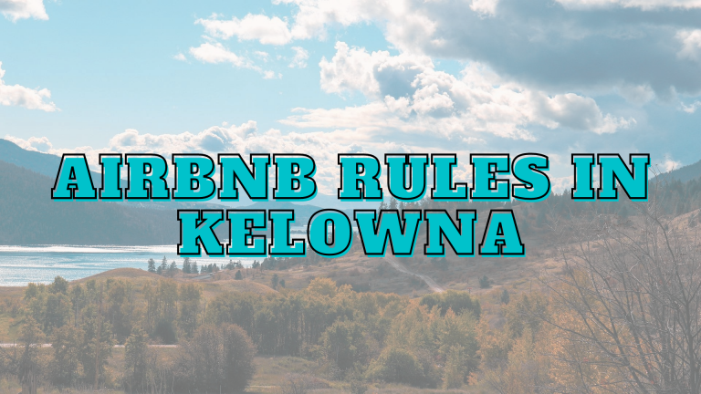 Kelowna airbnb rules