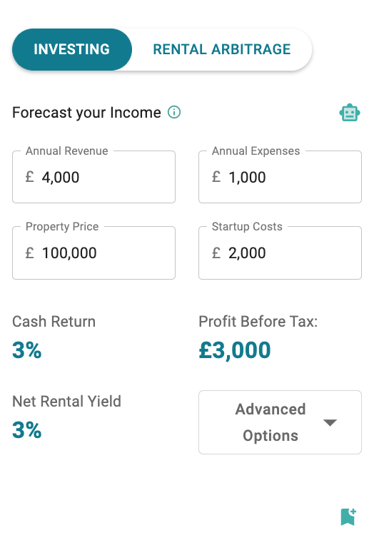 calculate yearly Airbnb revenue