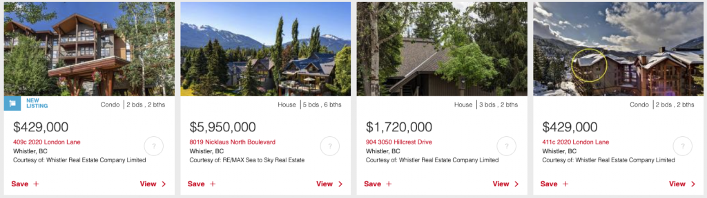 Buy to let Whistler