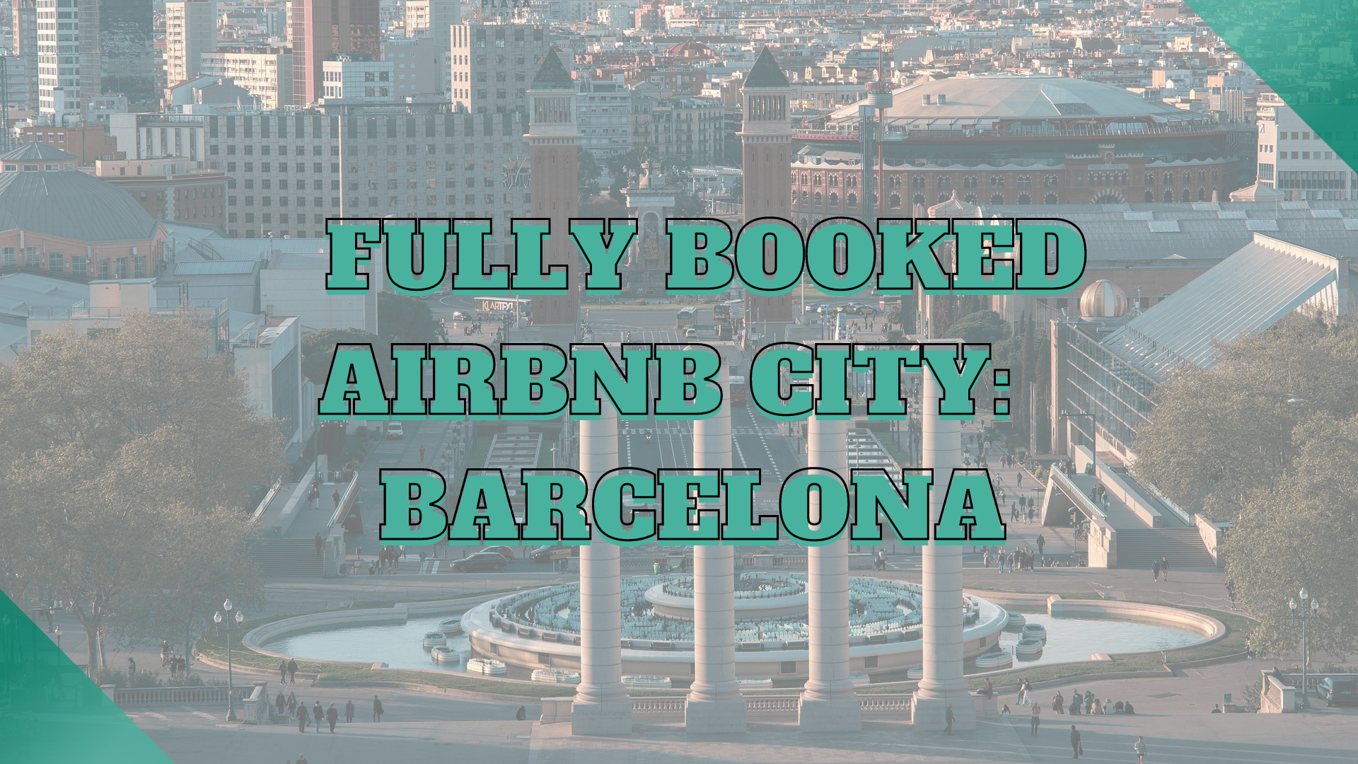 fully booked airbnb city barcelona