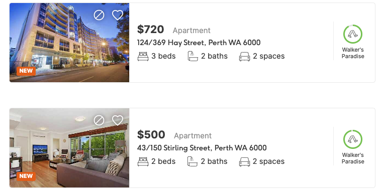 sublet in Perth