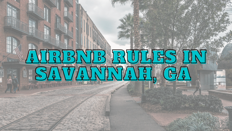 savannah airbnb rules