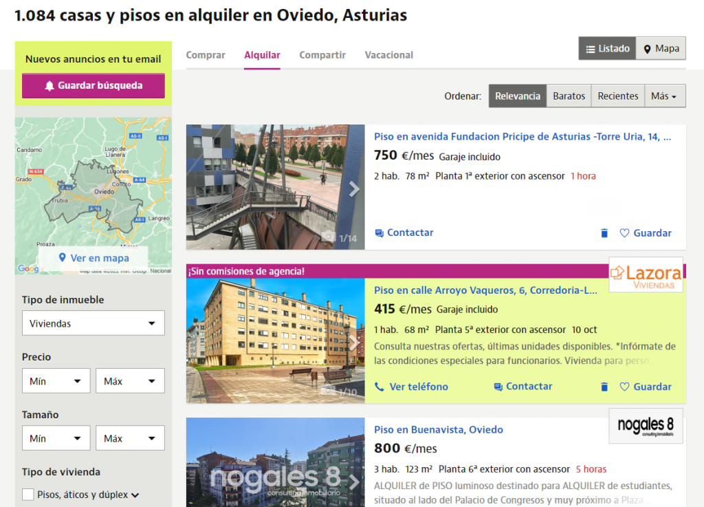 Subarrendamiento Airbnb Oviedo Asturias