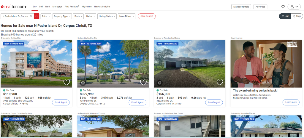 North Padre Island airbnb investment profitability