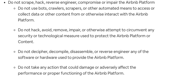 Airbnb API Scraping