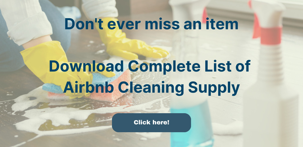 Airbnb Cleaning Supplies