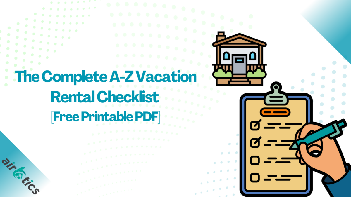 vacation rental checklist